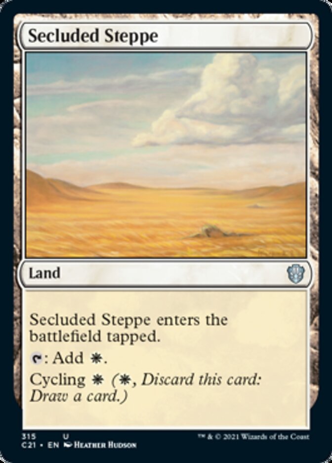 Secluded Steppe [Commander 2021] | Rook's Games and More