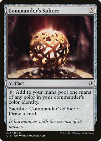 Commander's Sphere [Commander 2016] | Rook's Games and More
