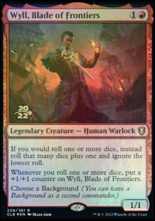 Wyll, Blade of Frontiers [Commander Legends: Battle for Baldur's Gate Prerelease Promos] | Rook's Games and More