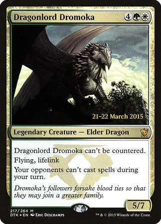 Dragonlord Dromoka [Dragons of Tarkir Promos] | Rook's Games and More