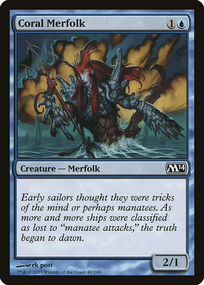 Coral Merfolk [Magic 2014] | Rook's Games and More