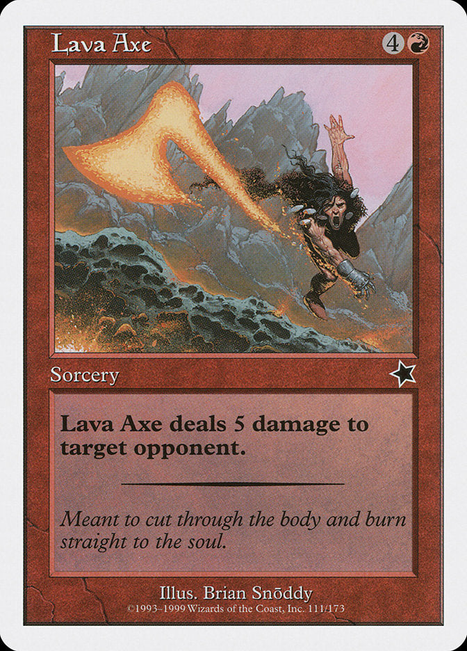 Lava Axe [Starter 1999] | Rook's Games and More