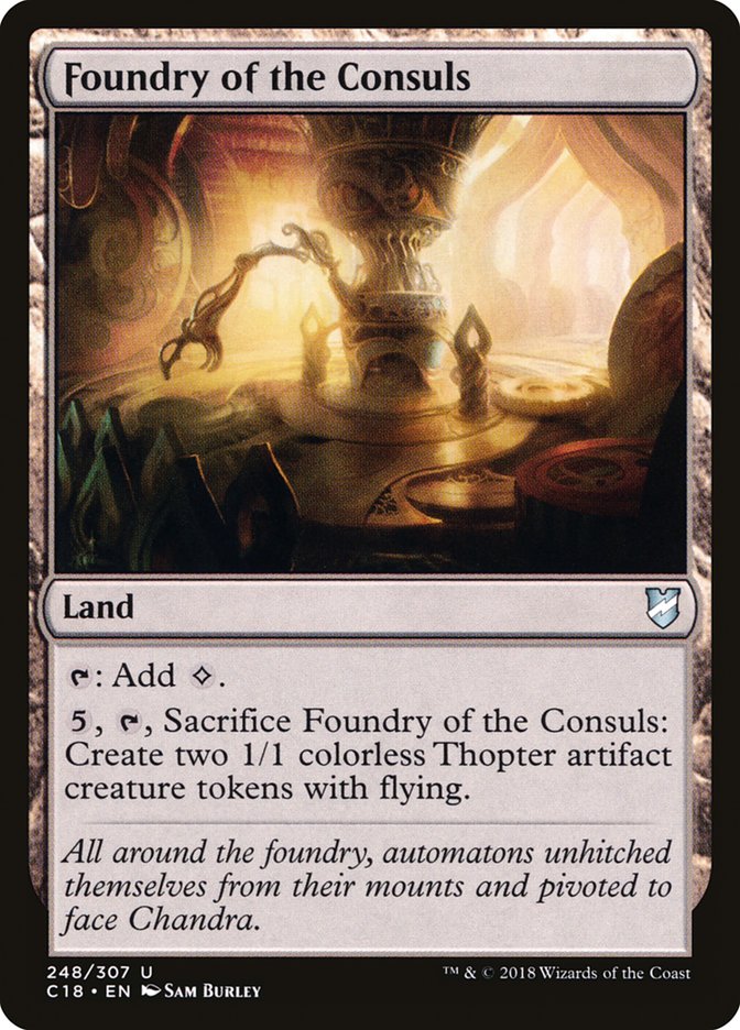 Foundry of the Consuls [Commander 2018] | Rook's Games and More