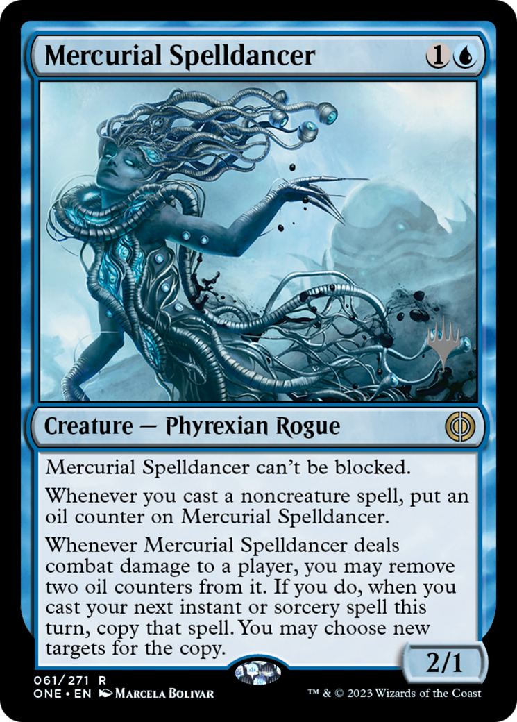 Mercurial Spelldancer (Promo Pack) [Phyrexia: All Will Be One Promos] | Rook's Games and More