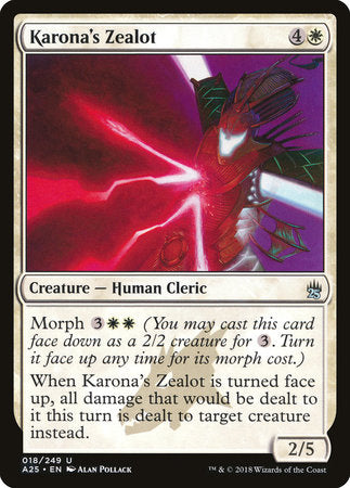 Karona's Zealot [Masters 25] | Rook's Games and More