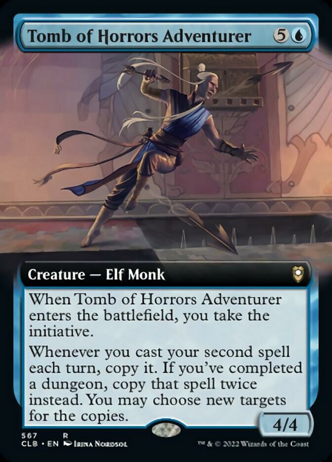 Tomb of Horrors Adventurer (Extended Art) [Commander Legends: Battle for Baldur's Gate] | Rook's Games and More