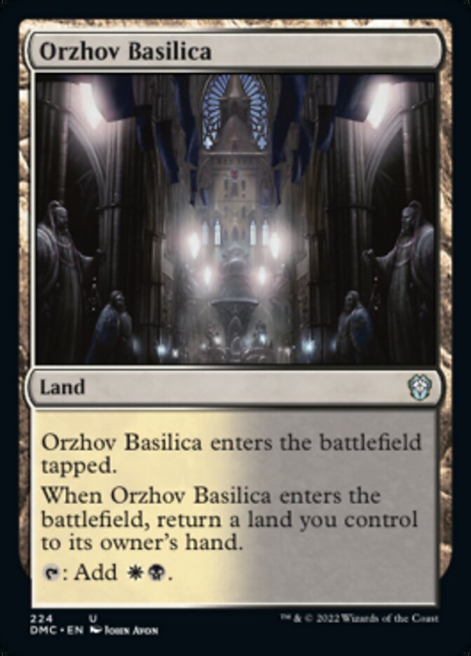 Orzhov Basilica [Dominaria United Commander] | Rook's Games and More