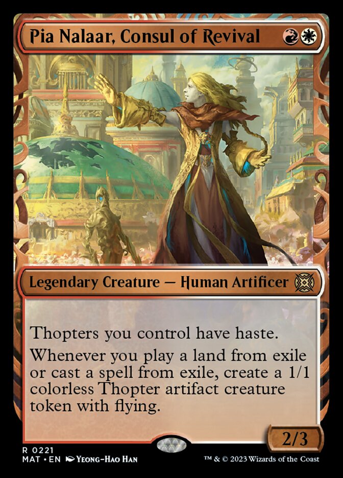 Pia Nalaar, Consul of Revival (Showcase Halo Foil) [March of the Machine: The Aftermath] | Rook's Games and More