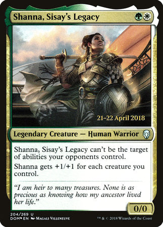 Shanna, Sisay's Legacy [Dominaria Promos] | Rook's Games and More