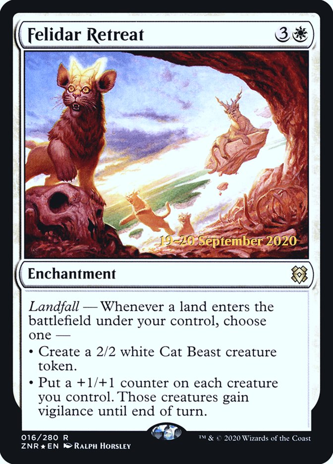 Felidar Retreat  [Zendikar Rising Prerelease Promos] | Rook's Games and More