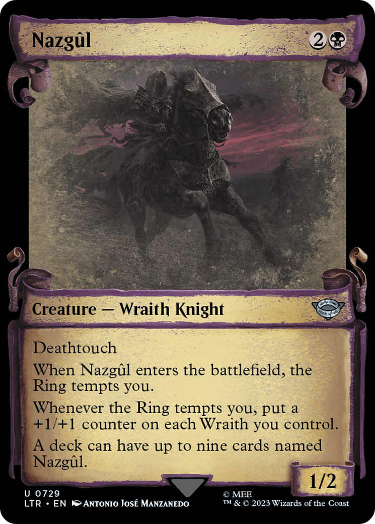 Nazgul (0729) [The Lord of the Rings: Tales of Middle-Earth Showcase Scrolls] | Rook's Games and More