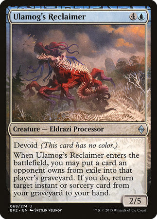 Ulamog's Reclaimer [Battle for Zendikar] | Rook's Games and More