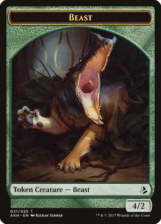Beast Token [Amonkhet Tokens] | Rook's Games and More