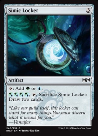 Simic Locket [Ravnica Allegiance] | Rook's Games and More