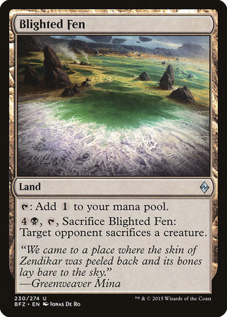 Blighted Fen [Battle for Zendikar] | Rook's Games and More