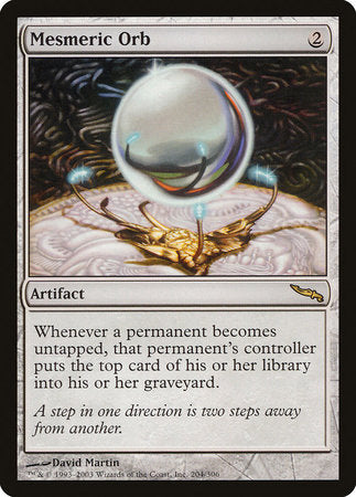Mesmeric Orb [Mirrodin] | Rook's Games and More