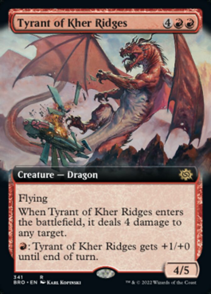 Tyrant of Kher Ridges (Extended Art) [The Brothers' War] | Rook's Games and More