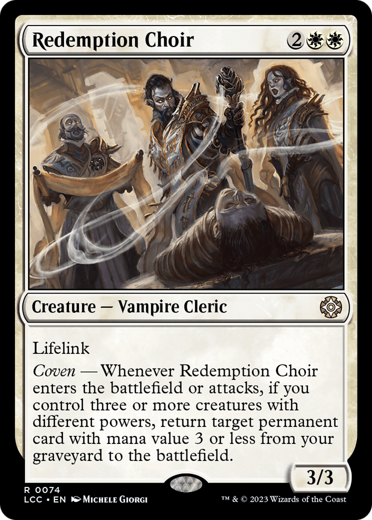 Redemption Choir [The Lost Caverns of Ixalan Commander] | Rook's Games and More