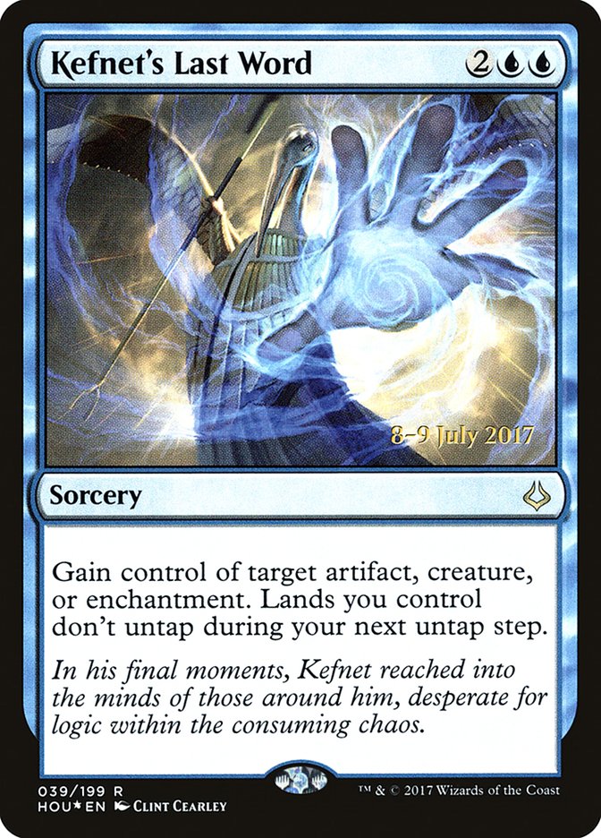 Kefnet's Last Word  [Hour of Devastation Prerelease Promos] | Rook's Games and More