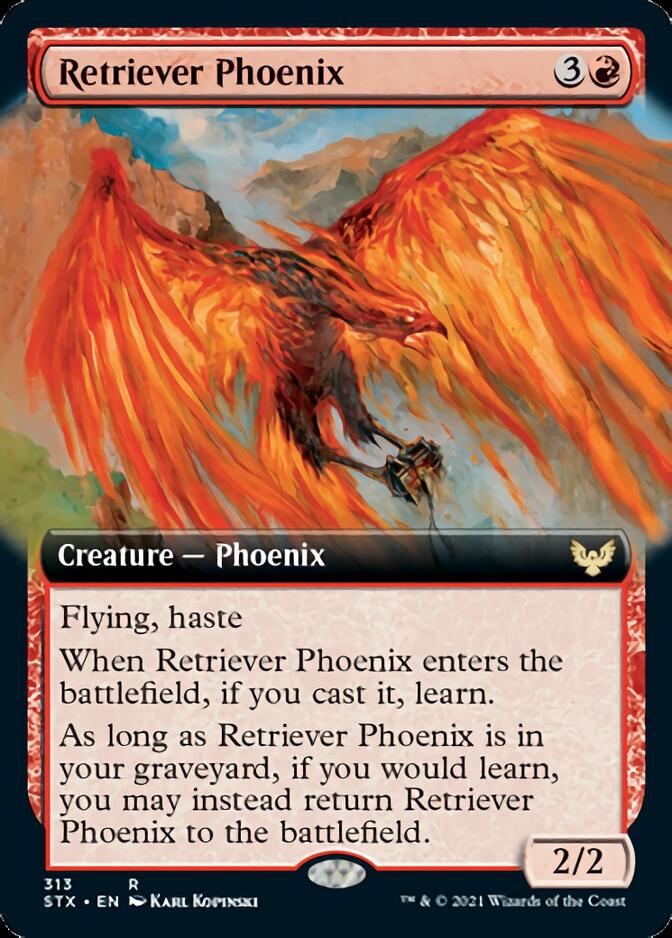 Retriever Phoenix (Extended) [Strixhaven: School of Mages] | Rook's Games and More