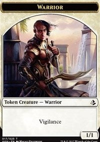 Warrior // Labyrinth Guardian Token [Amonkhet Tokens] | Rook's Games and More