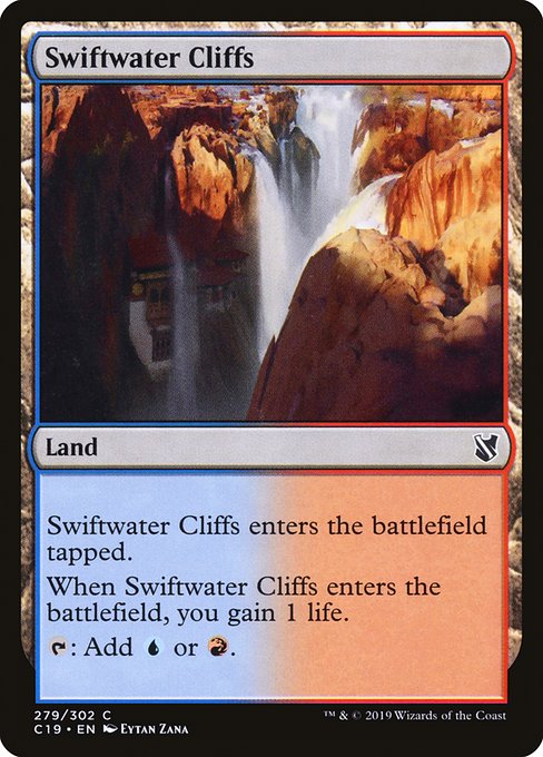 Swiftwater Cliffs [Commander 2019] | Rook's Games and More