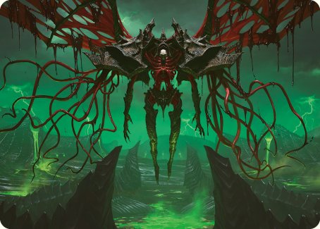 Archfiend of the Dross Art Card [Phyrexia: All Will Be One Art Series] | Rook's Games and More