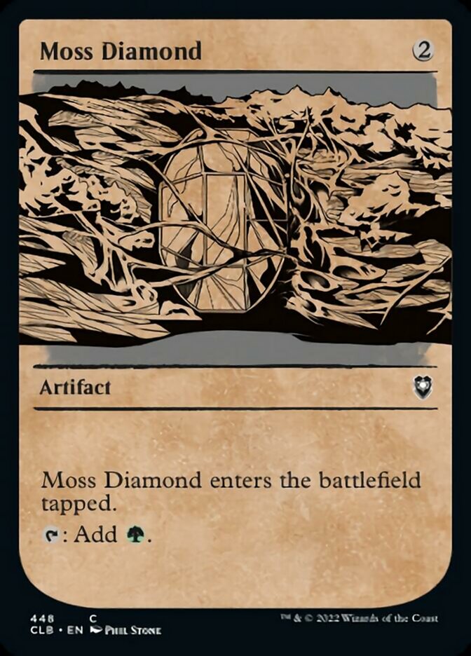 Moss Diamond (Showcase) [Commander Legends: Battle for Baldur's Gate] | Rook's Games and More