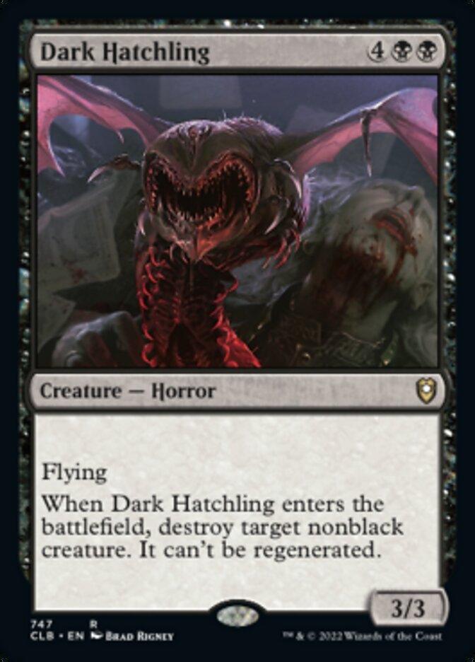 Dark Hatchling [Commander Legends: Battle for Baldur's Gate] | Rook's Games and More