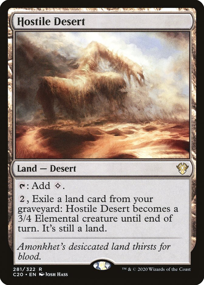 Hostile Desert [Commander 2020] | Rook's Games and More