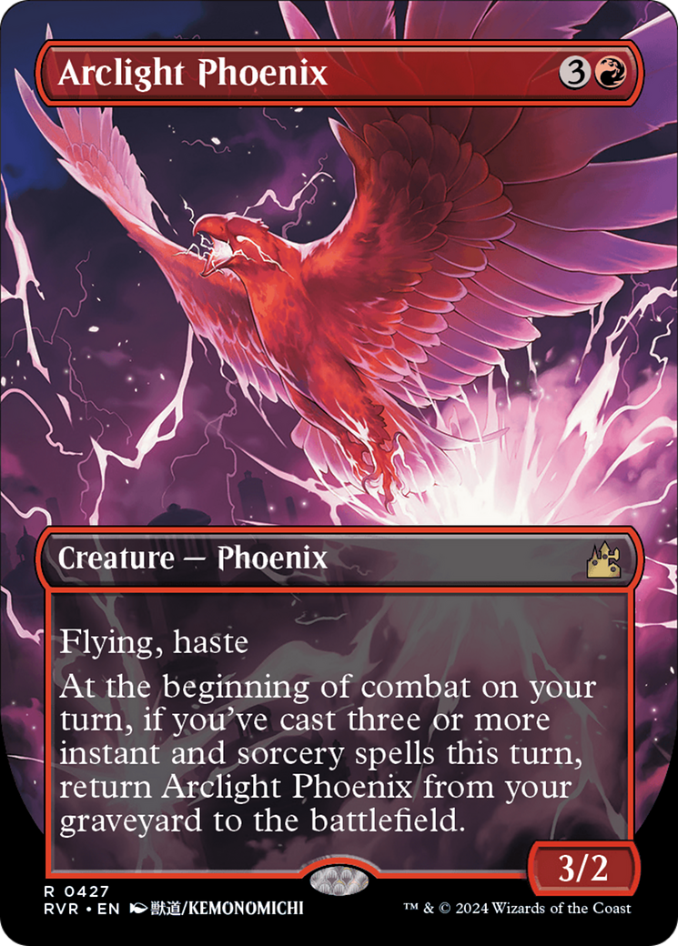 Arclight Phoenix (Anime Borderless) [Ravnica Remastered] | Rook's Games and More