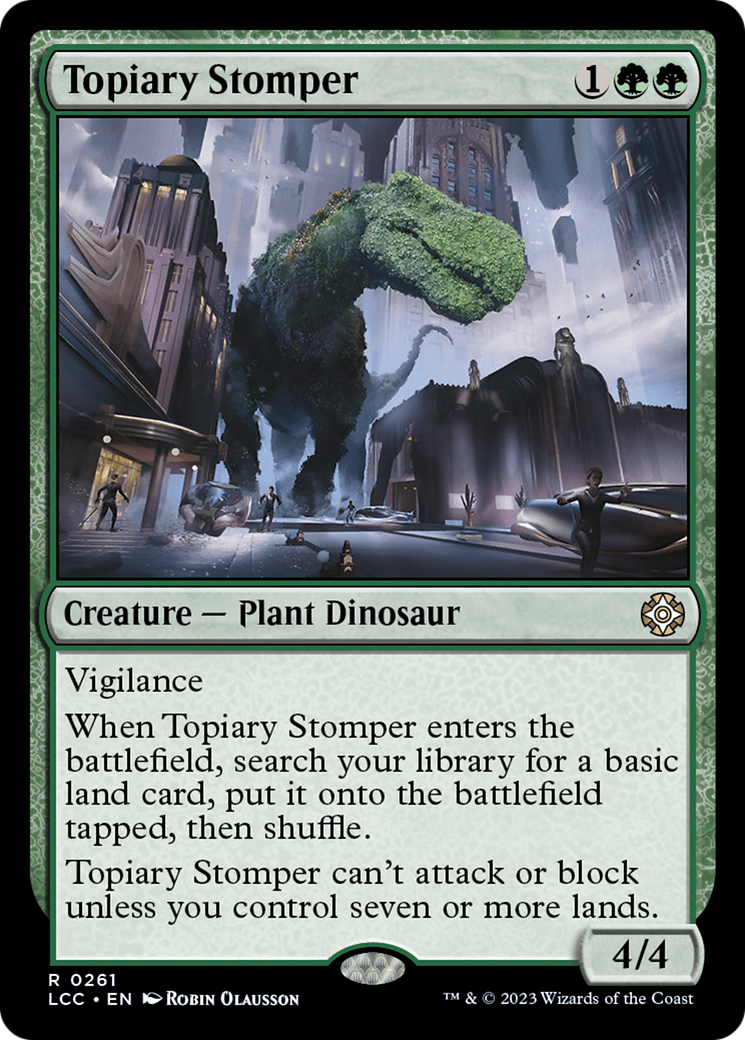 Topiary Stomper [The Lost Caverns of Ixalan Commander] | Rook's Games and More