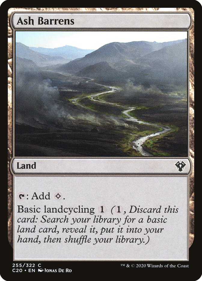 Ash Barrens [Commander 2020] | Rook's Games and More