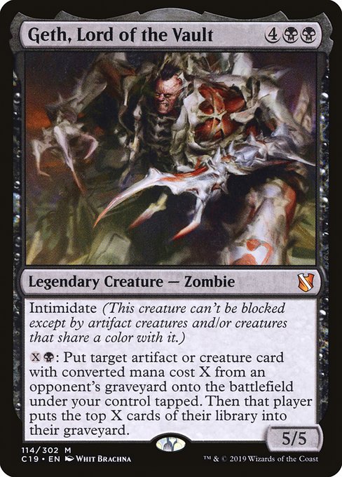 Geth, Lord of the Vault [Commander 2019] | Rook's Games and More