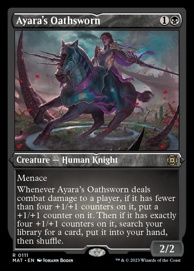 Ayara's Oathsworn (Foil Etched) [March of the Machine: The Aftermath] | Rook's Games and More