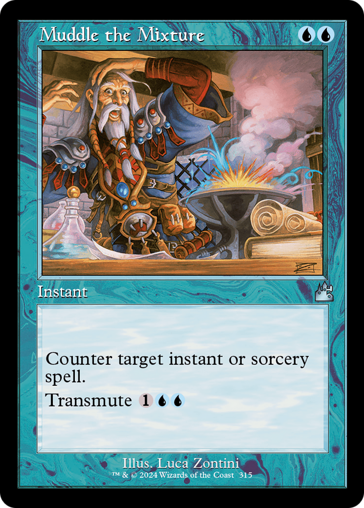 Muddle the Mixture (Retro Frame) [Ravnica Remastered] | Rook's Games and More