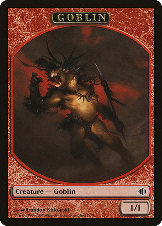 Goblin Token [Shards of Alara Tokens] | Rook's Games and More