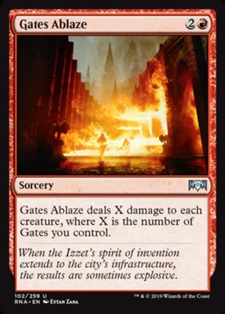 Gates Ablaze [Ravnica Allegiance] | Rook's Games and More