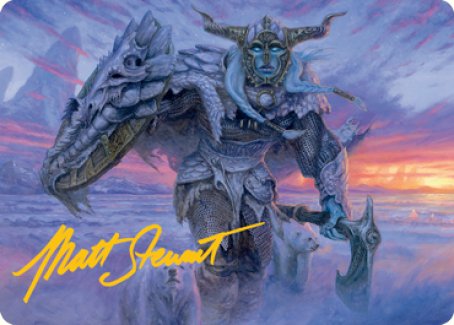 Frost Giant Art Card (Gold-Stamped Signature) [Dungeons & Dragons: Adventures in the Forgotten Realms Art Series] | Rook's Games and More