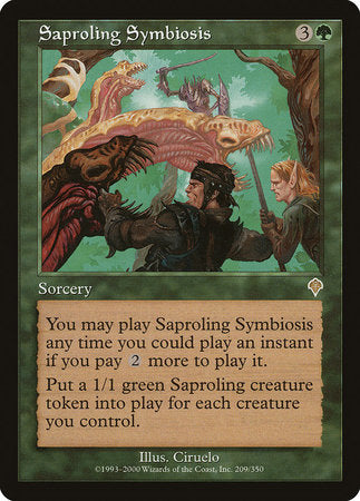 Saproling Symbiosis [Invasion] | Rook's Games and More