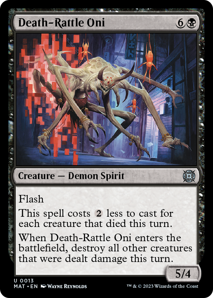 Death-Rattle Oni [March of the Machine: The Aftermath] | Rook's Games and More