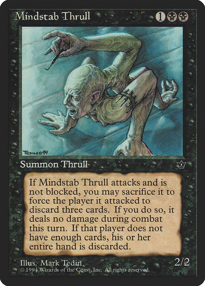 Mindstab Thrull (Mark Tedin) [Fallen Empires] | Rook's Games and More