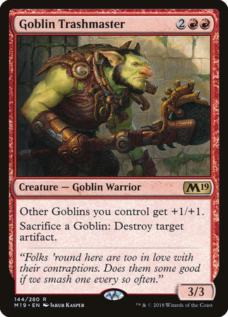 Goblin Trashmaster [Core Set 2019] | Rook's Games and More