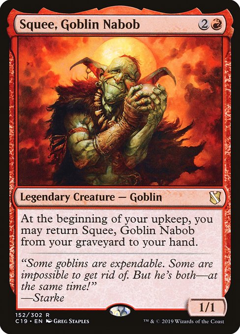 Squee, Goblin Nabob [Commander 2019] | Rook's Games and More