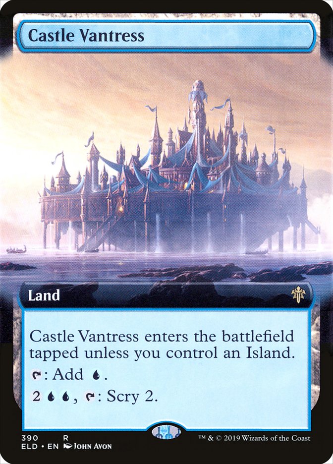 Castle Vantress (Extended Art) [Throne of Eldraine] | Rook's Games and More