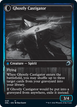 Covetous Castaway // Ghostly Castigator [Innistrad: Double Feature] | Rook's Games and More