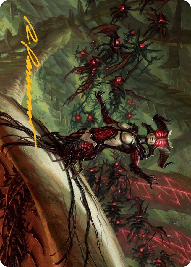 Sheoldred Art Card (Gold-Stamped Signature) [March of the Machine Art Series] | Rook's Games and More