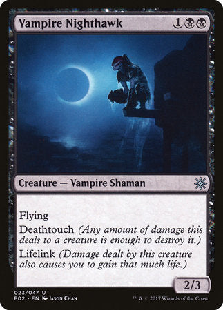 Vampire Nighthawk [Explorers of Ixalan] | Rook's Games and More