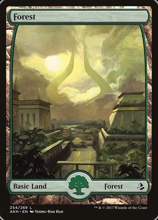 Forest (254) - Full Art [Amonkhet] | Rook's Games and More