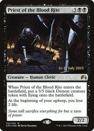 Priest of the Blood Rite [Magic Origins Promos] | Rook's Games and More